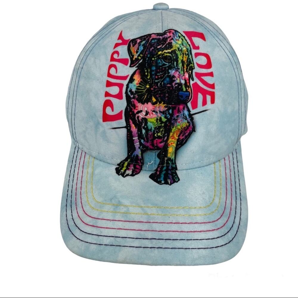 The Mountain "Puppy Love" tie dye blue cap